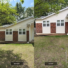 Soft Washing, Patio, Driveway & Sidewalk Cleaning Restores Outstanding Curb Appeal in Florissant 2